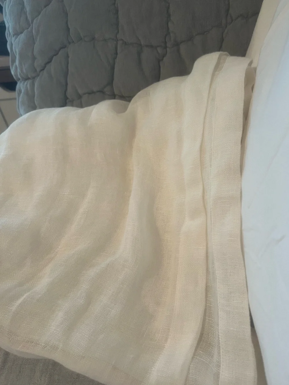 Pottery Barn airy linen